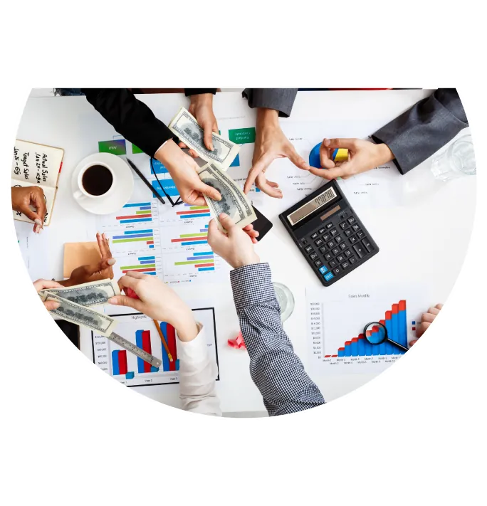 Customers Depositing Their money in bank and Growth charts